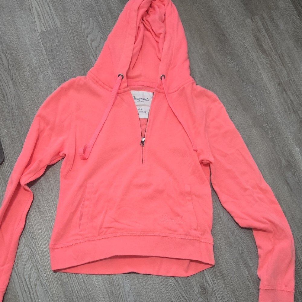 Aeropostale Pink Hoodie Sweatshirt